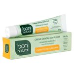 creme dental boni natural hortelã e curcuma 90g