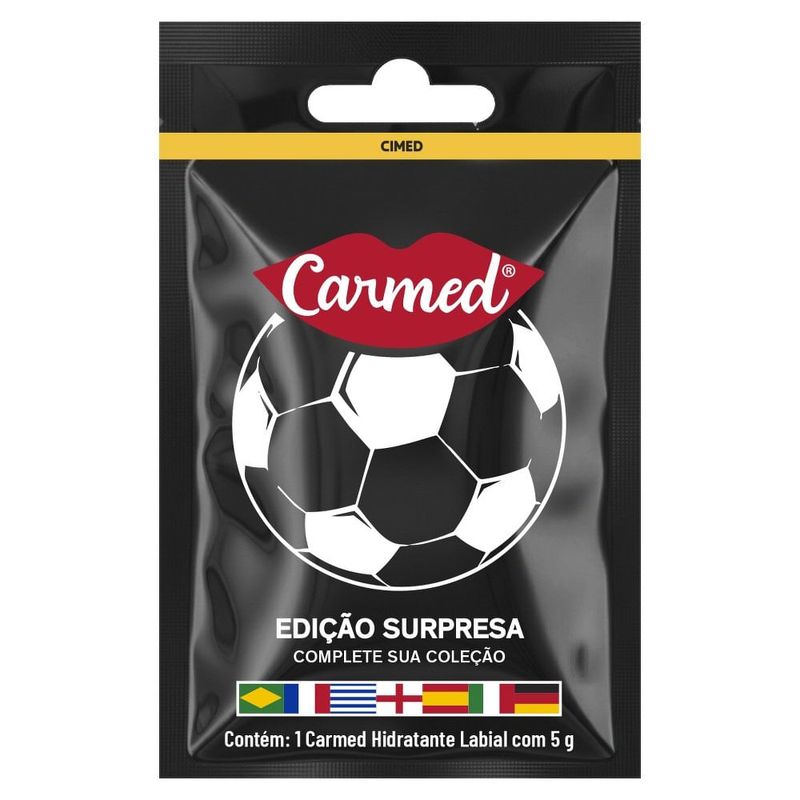 hidratante labial carmed copa do mundo edição surpresa 5g cimed