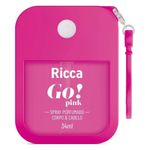 spray perfumado colônia ricca go! pink corpo e cabelo 34ml