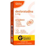 desloratadina 5mg 30 comprimidos revestidos globo