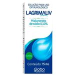 lagrimaliv hialuronato de sódio 0,10% 15ml solução oftálmica globo
