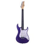 guitarra tagima 2s 1h escala escura escudo pw lilás tg-520 mpp