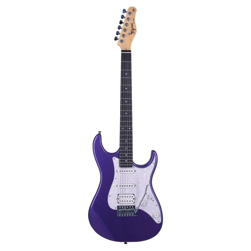 guitarra tagima 2s 1h escala escura escudo pw lilás tg-520 mpp