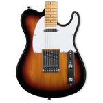 guitarra tagima 2s escala clara escudo wh preto e branco tw-55 bk