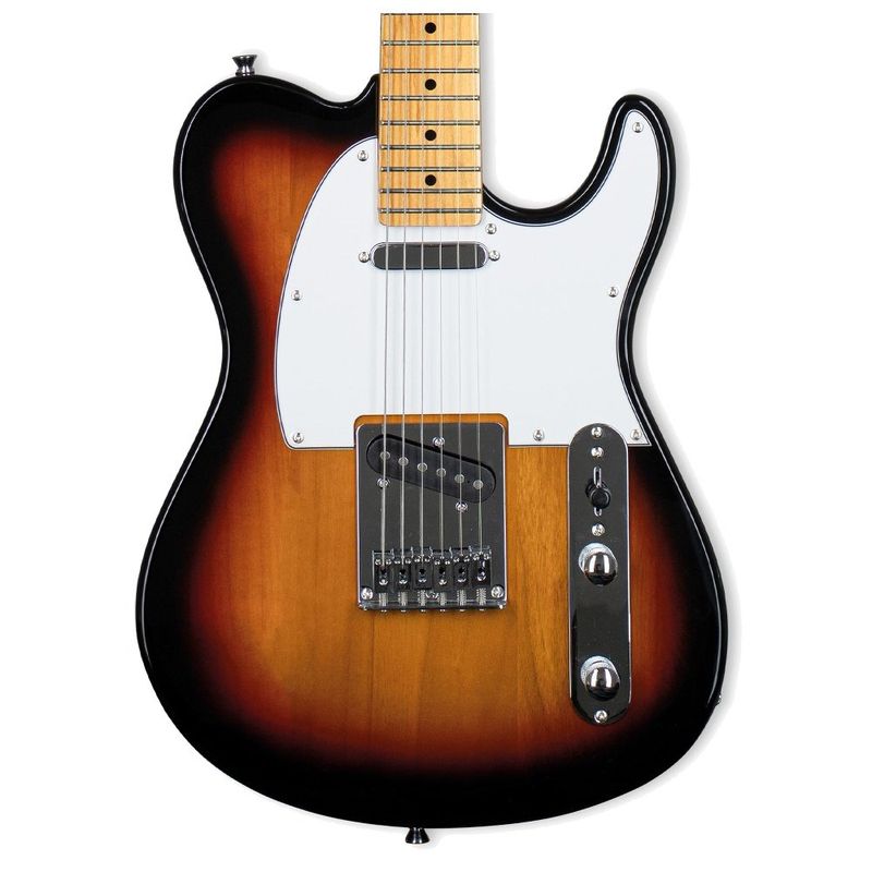 guitarra tagima 2s escala clara escudo wh preto e branco tw-55 bk