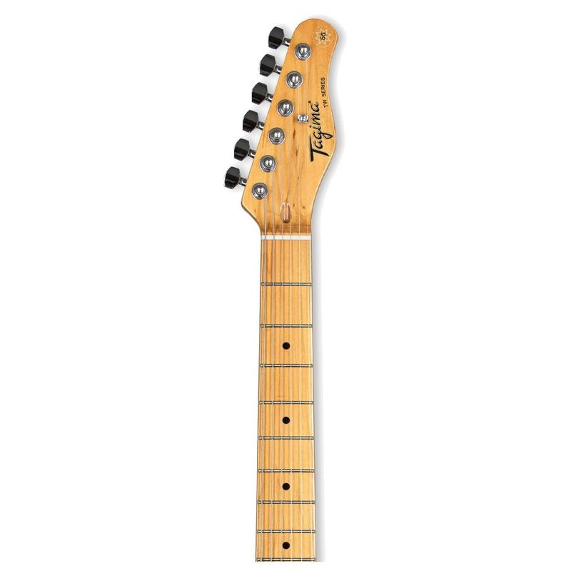 guitarra tagima 2s escala clara escudo wh preto e branco tw-55 bk