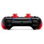 controle sony ps5 sem fio technored vermelho e preto as-bi
