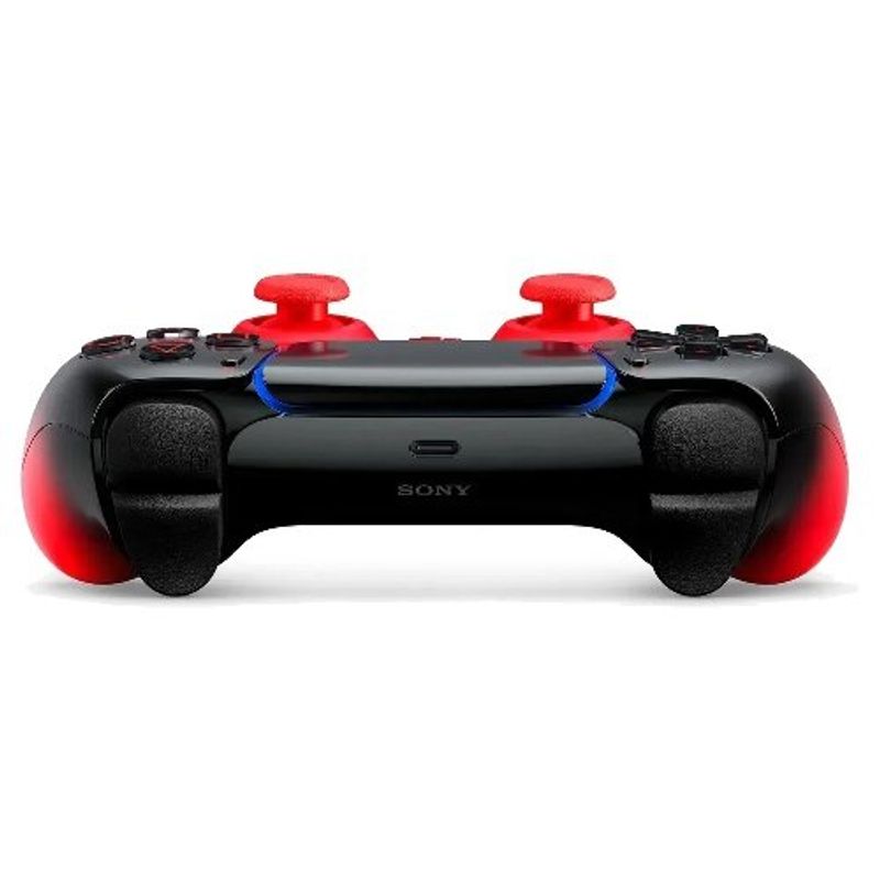 controle sony ps5 sem fio technored vermelho e preto as-bi
