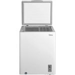 freezer horizontal midea inverter 142 litros 3 em 1 bivolt branco mdrc207sfz013