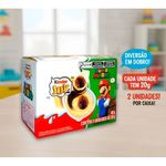 chocolate kinder joy surpresa super mário ediçao limitada 2 unidades de 20g cada