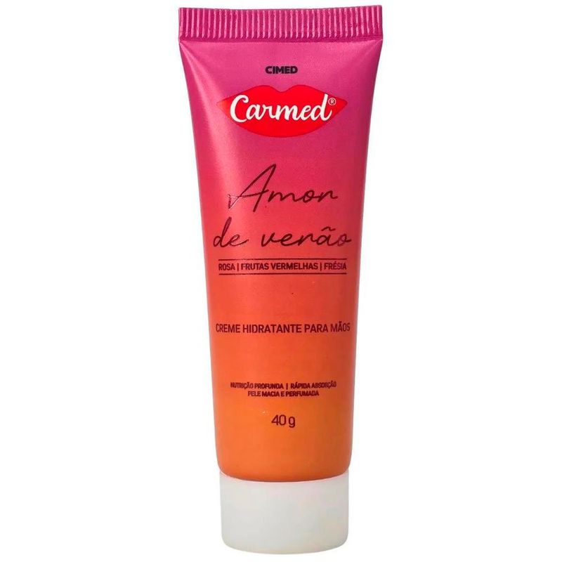 creme hidratante para mãos carmed cimed amor de verão 40g