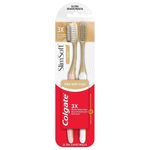 escova dental colgate slim soft gold ultra macia 2 unidades