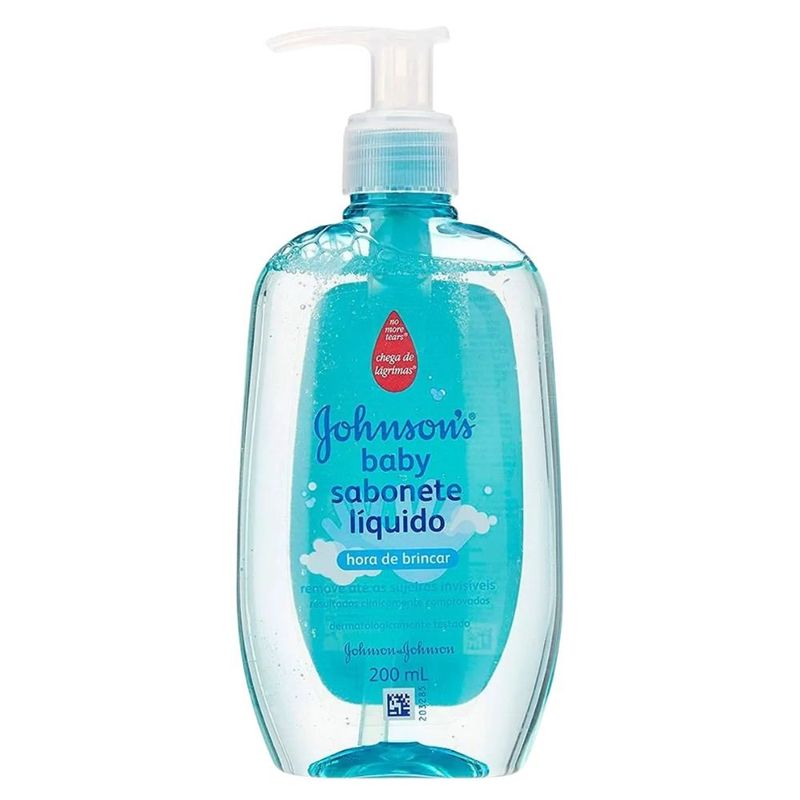 sabonete líquido johnson & johnson baby hora de brincar 200ml