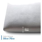 travesseiro duoflex nasa flex alto branco 50x70cm ns1126