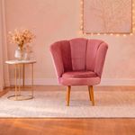 poltrona marjom pétala rosa 41328