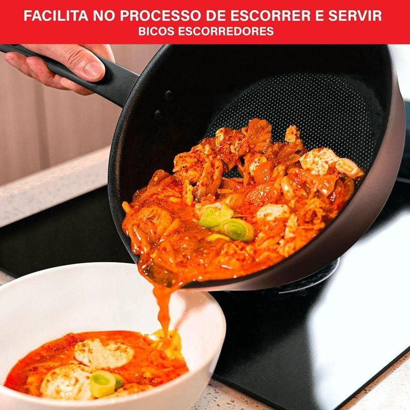 frigideira wok tefal day by day 24cm