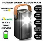power bank a'gold 60.000mah bte-96 turbo 22.5w sortido (mp)