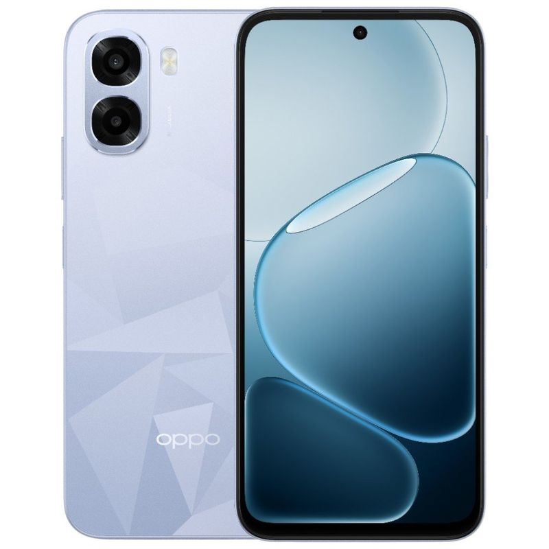 smartphone oppo a6k azul 256gb tela 6.75" câmera 50mp 4gb ram