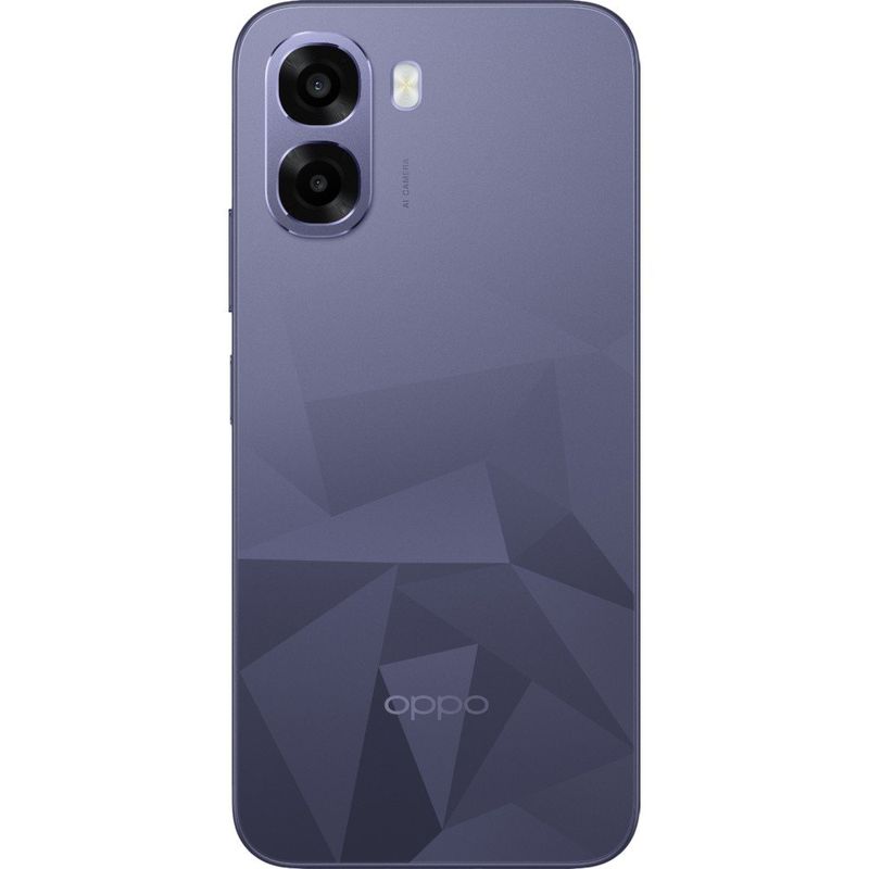 smartphone oppo a6k violeta 256gb tela 6.75" câmera 50mp 4gb ram