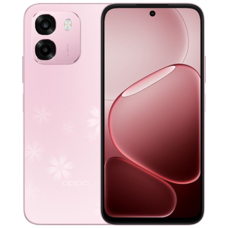 smartphone oppo a6 rosa 256gb tela 6.75" câmera 50mp 6gb ram