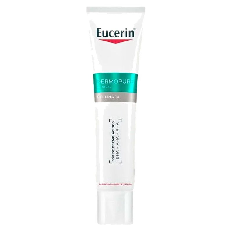 peeling 10 eucerin dermopure clinical cuidado renovador noturno 40ml