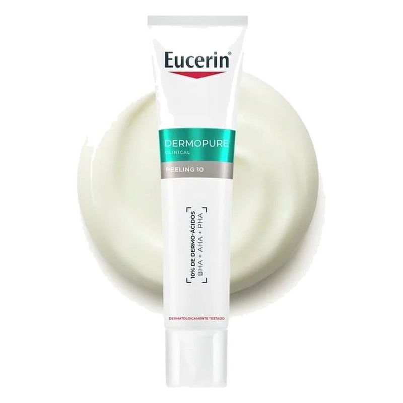 peeling 10 eucerin dermopure clinical cuidado renovador noturno 40ml