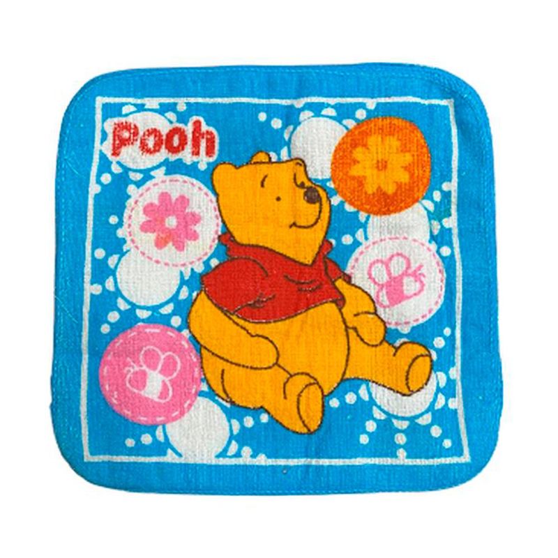 kit toalhas infantis besttrust 20x20cm ursinho pooh 12 peças (mp)