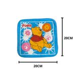 kit toalhas infantis besttrust 20x20cm ursinho pooh 12 peças (mp)