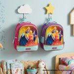 mochila princesas tm 44x34cm sortido (mp)