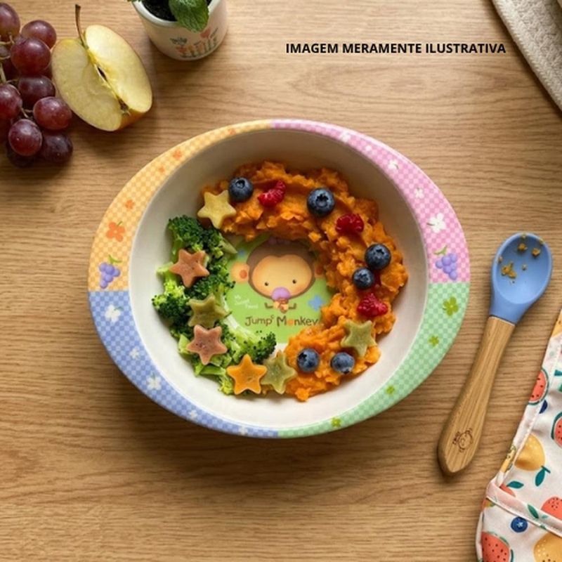 tigela plástica infantil besttrust colorido (mp)