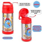 garrafa térmica squeeze clio galinha pintadinha 330ml (mp)