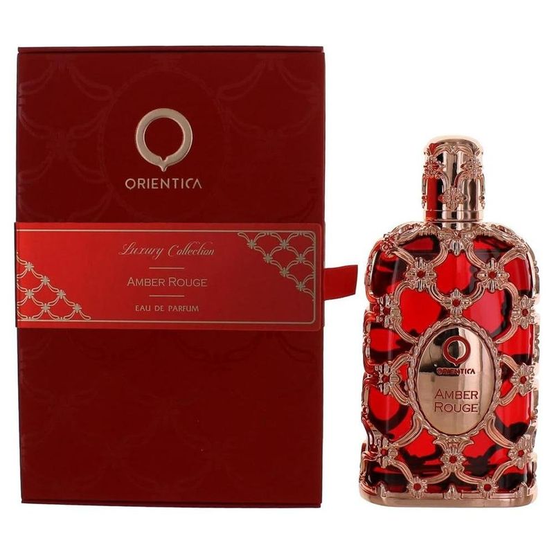 perfume árabe feminino orientica amber rouge edp 80ml (mp)