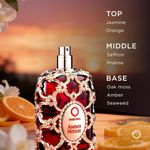 perfume árabe feminino orientica amber rouge edp 80ml (mp)