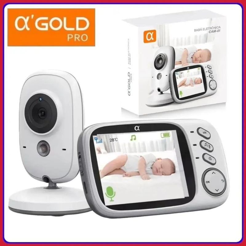 babá eletrônica a'gold cam-01 (mp)