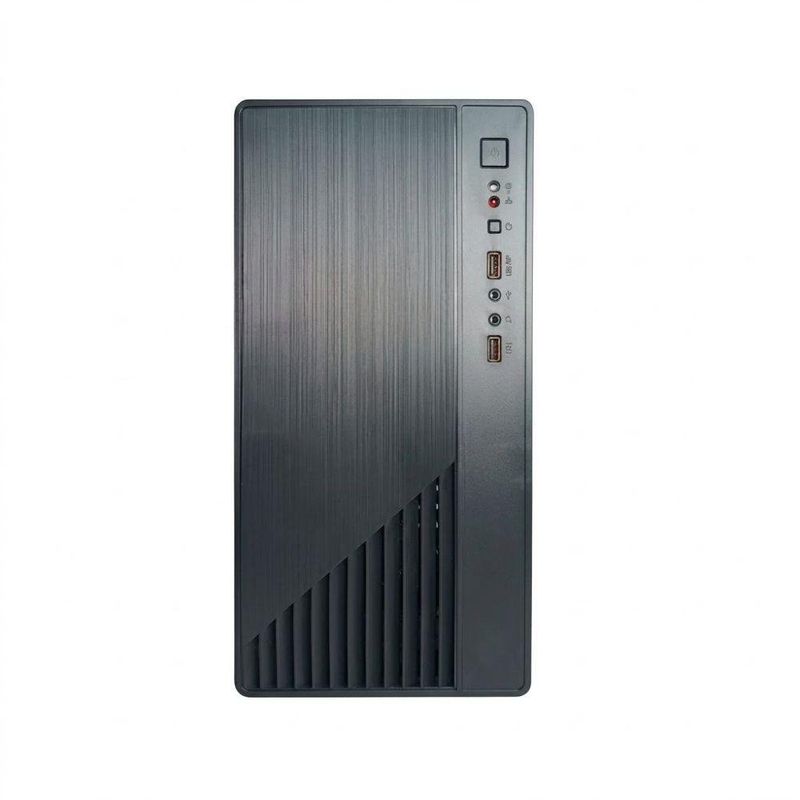 gabinete sem fonte brazil pc 2xusb/áudio 230w box n110matx-b m255 (mp)