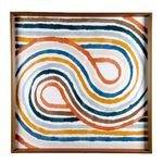 quadro color lines tm 94x94cm madeira e vidro (mp)