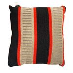 almofada scarlett du nectar 45x45cm preta e vermelha (mp)