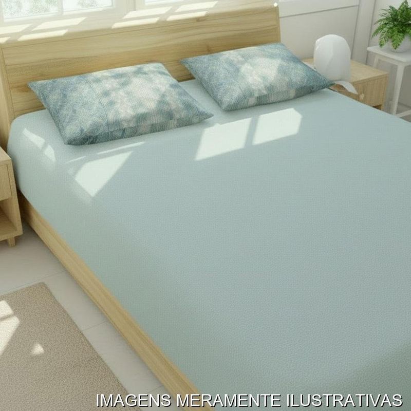 jogo de cama 3 peças queen rozac aconchego fit 12 (mp)