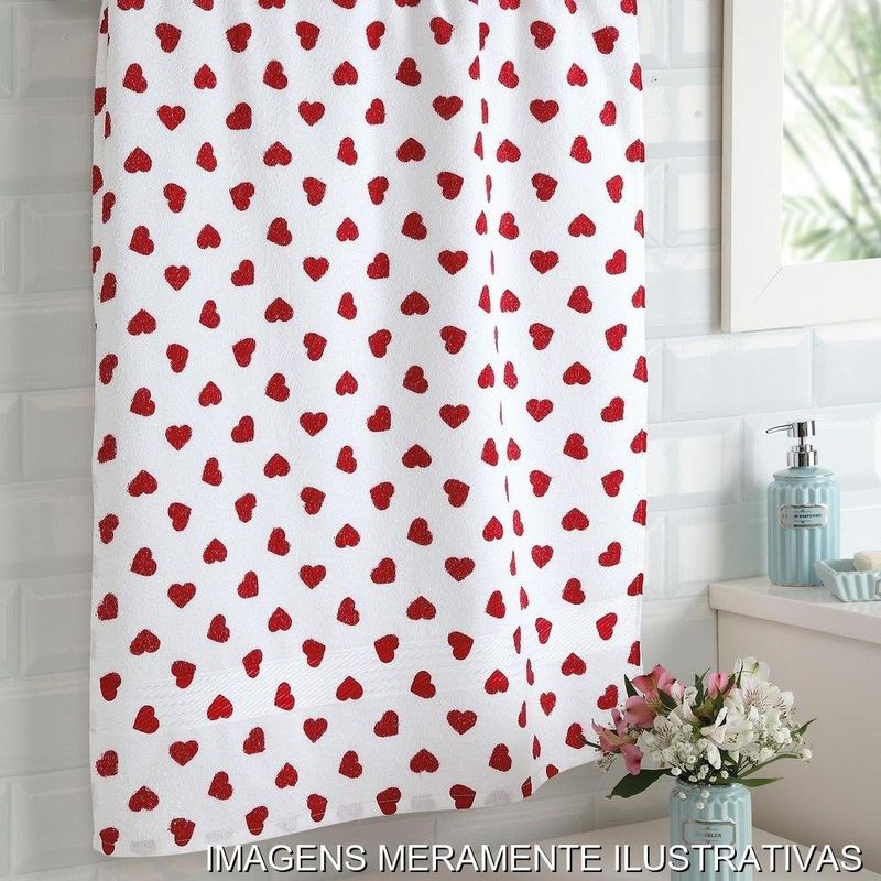 toalha banho dohler prisma formosa 01 70x140cm vermelho (mp)