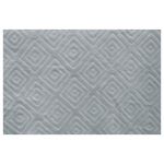 tapete bella&co flannel 140x200cm elegance romariz cinza (mp)