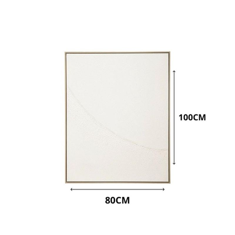 quadro em canvas texturizado mart 80x100cm branco (mp)