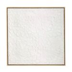 quadro em canvas texturizado pétalas mart 80x80cm branco (mp)