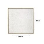 quadro em canvas texturizado pétalas mart 80x80cm branco (mp)