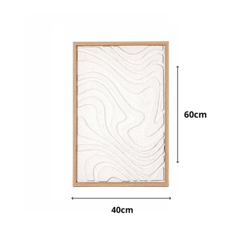 quadro em papel de arroz mart curvas 40x60cm 16541 a (mp)