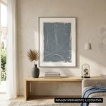 quadro rabiscos tm 56x71cm metal e vidro (mp)