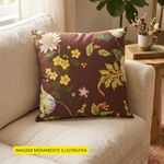 almofada verona cortbras 45x45cm marrom florida (mp)