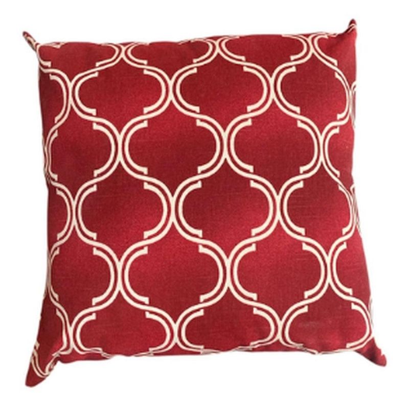capa para almofada cortbras 50x50cm vermelho (mp)