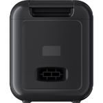 caixa de som bluetooth baumon com 2 microfones e led preto b97a