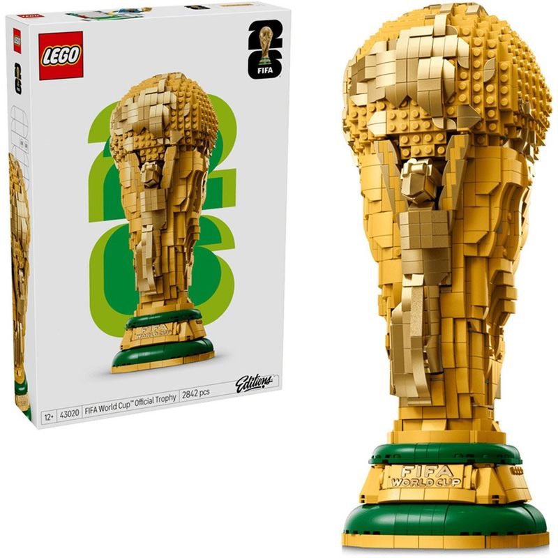 bloco lego troféu copa do mundo 43020