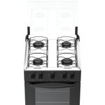 fogão 4 bocas atlas milão mesa inox preto bivolt 300002132